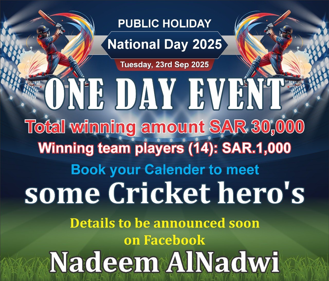 Nadeem - Tuesday - 23rd Sep 2025 #NationalDay2025 - Saudi Arabia One ...