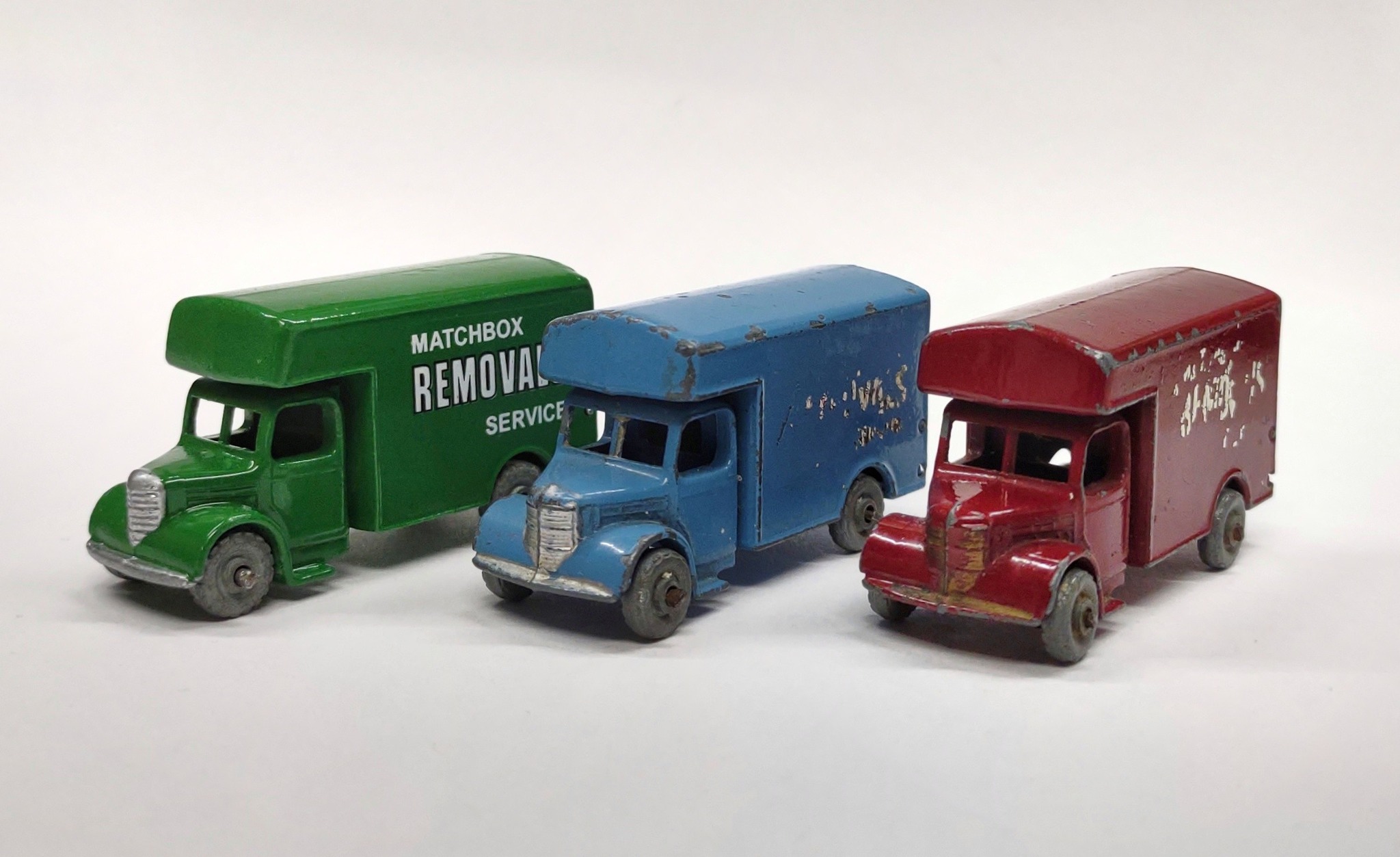 1955 Bedford removals van Matchbox model