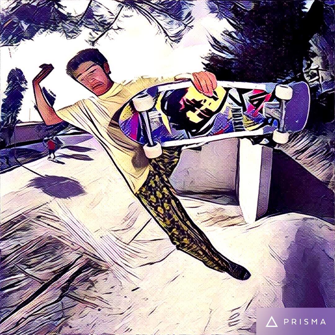 Iconic Mark Gonzales skateboard ad