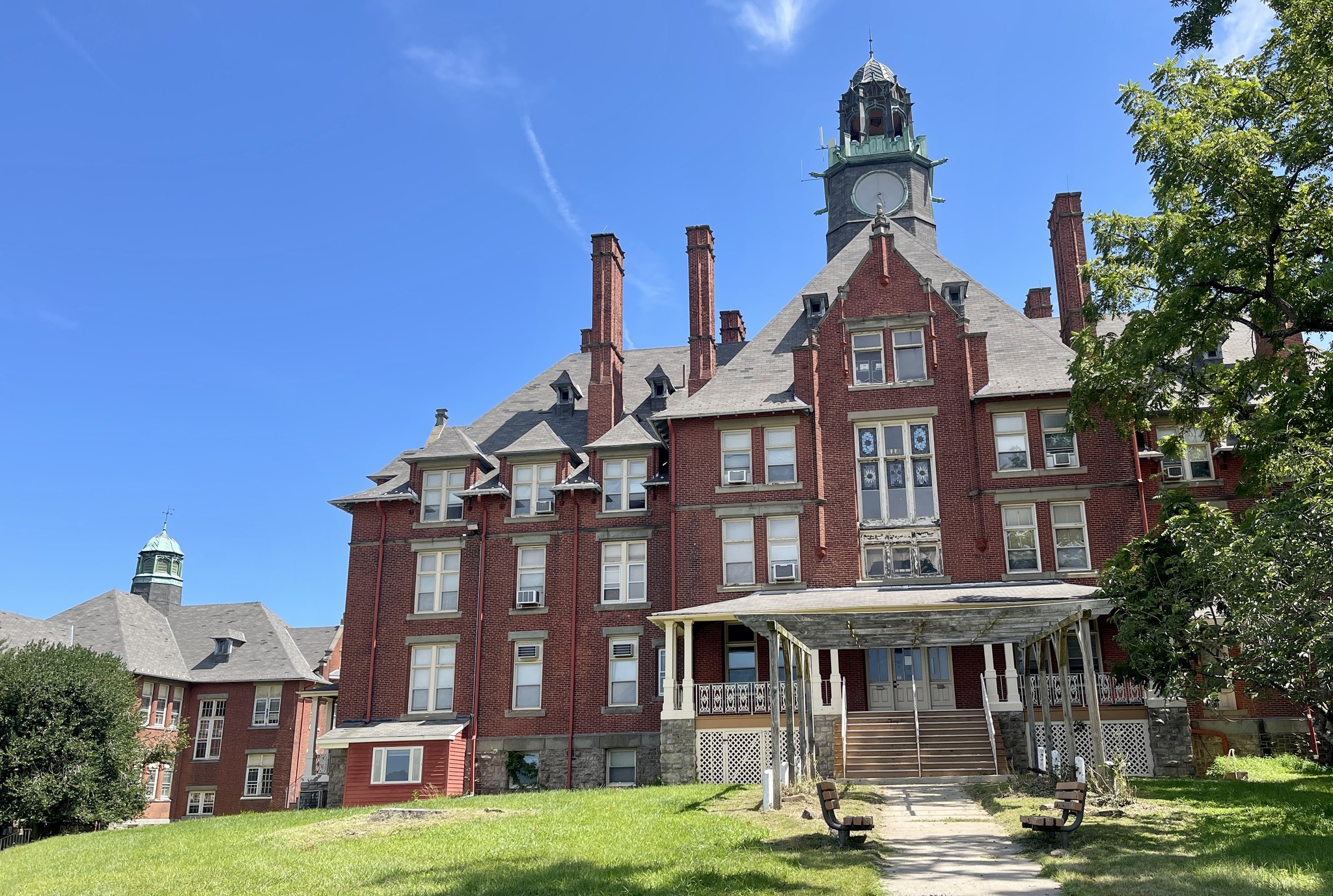Glen Mills School for boys, then and now. I don