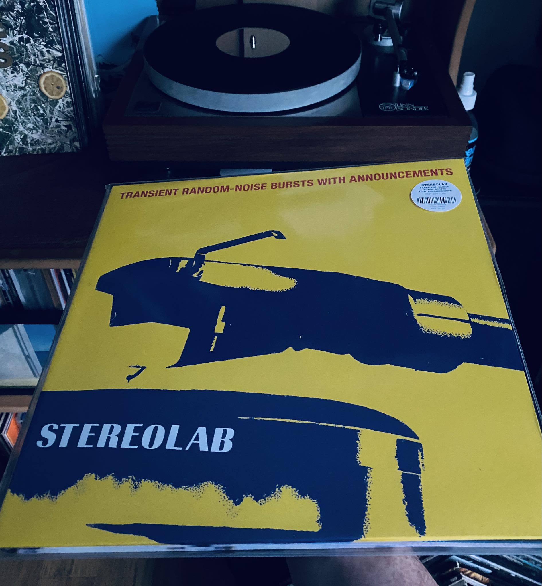 Stereolab's Transient Random-Noise Bursts with Announcements album
