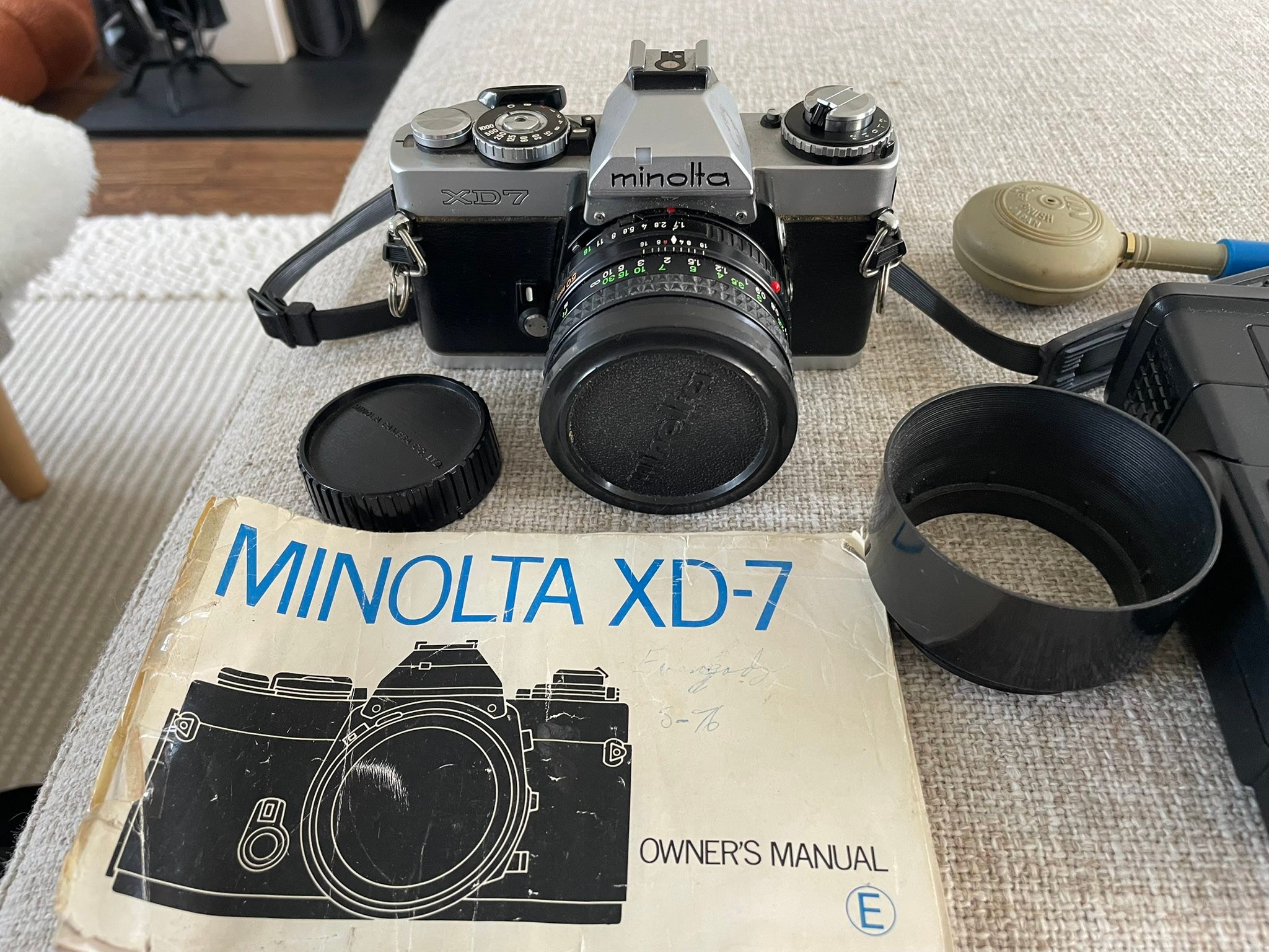 What to do with a Minolta XD7 camera with possible fungus?