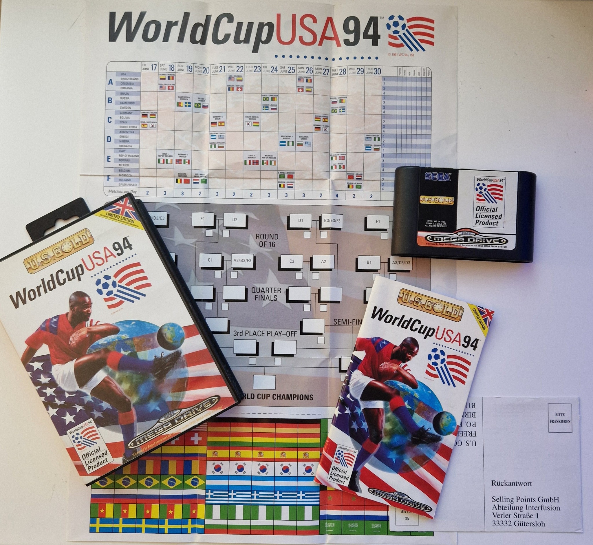 World Cup USA '94 Sega Genesis game