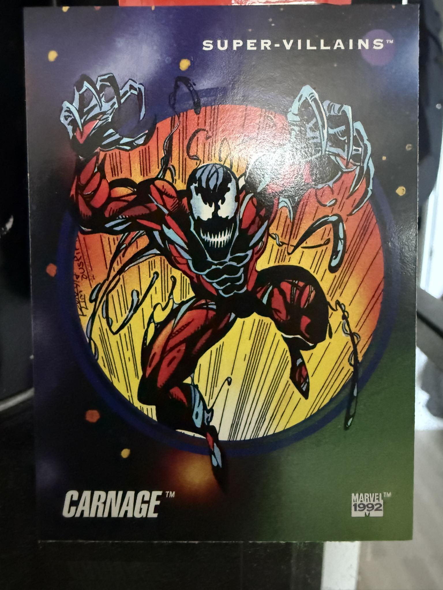 Where are 1992 Marvel trading cards posts?