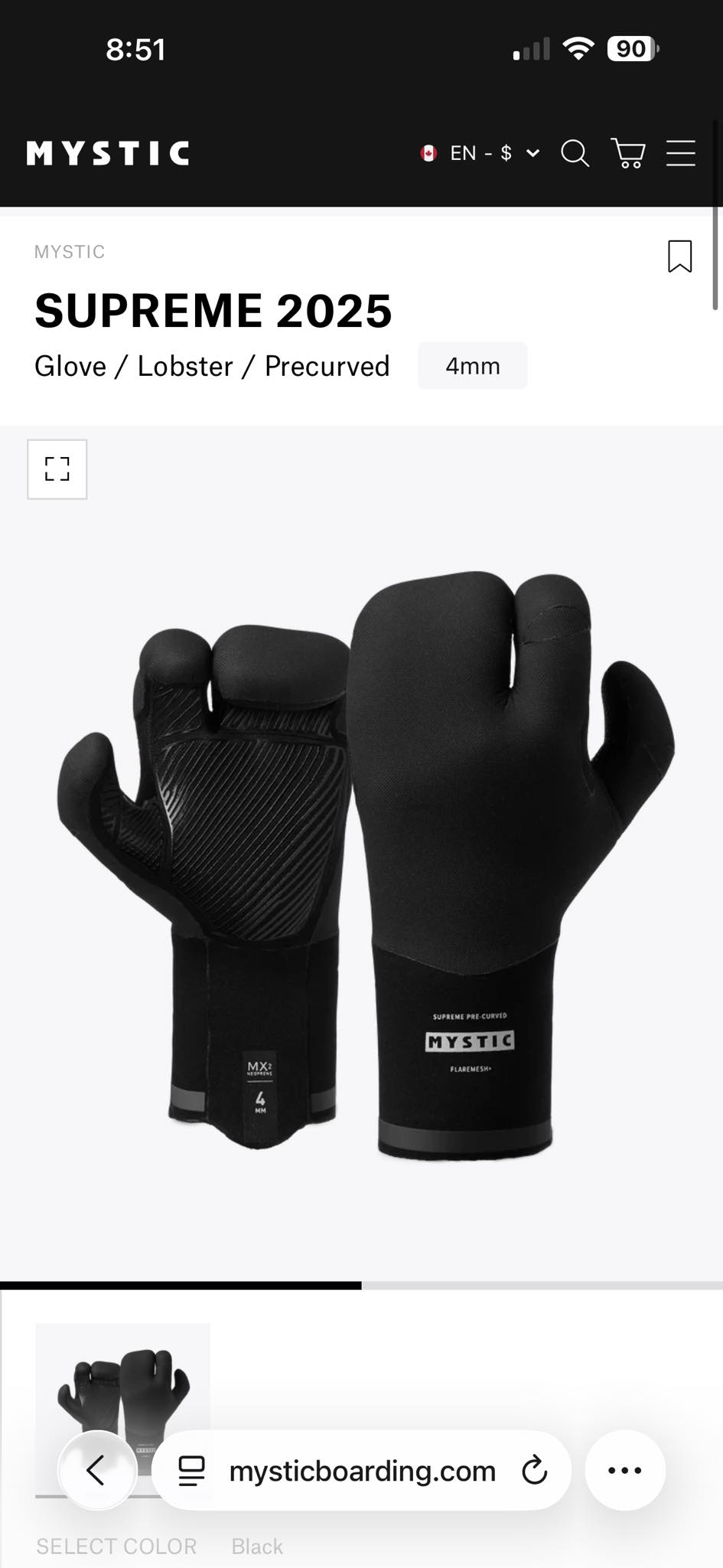Gants D'hiver Mark Todd Pro Touch Pour équitation - Noir, Taille 7 - Neuf