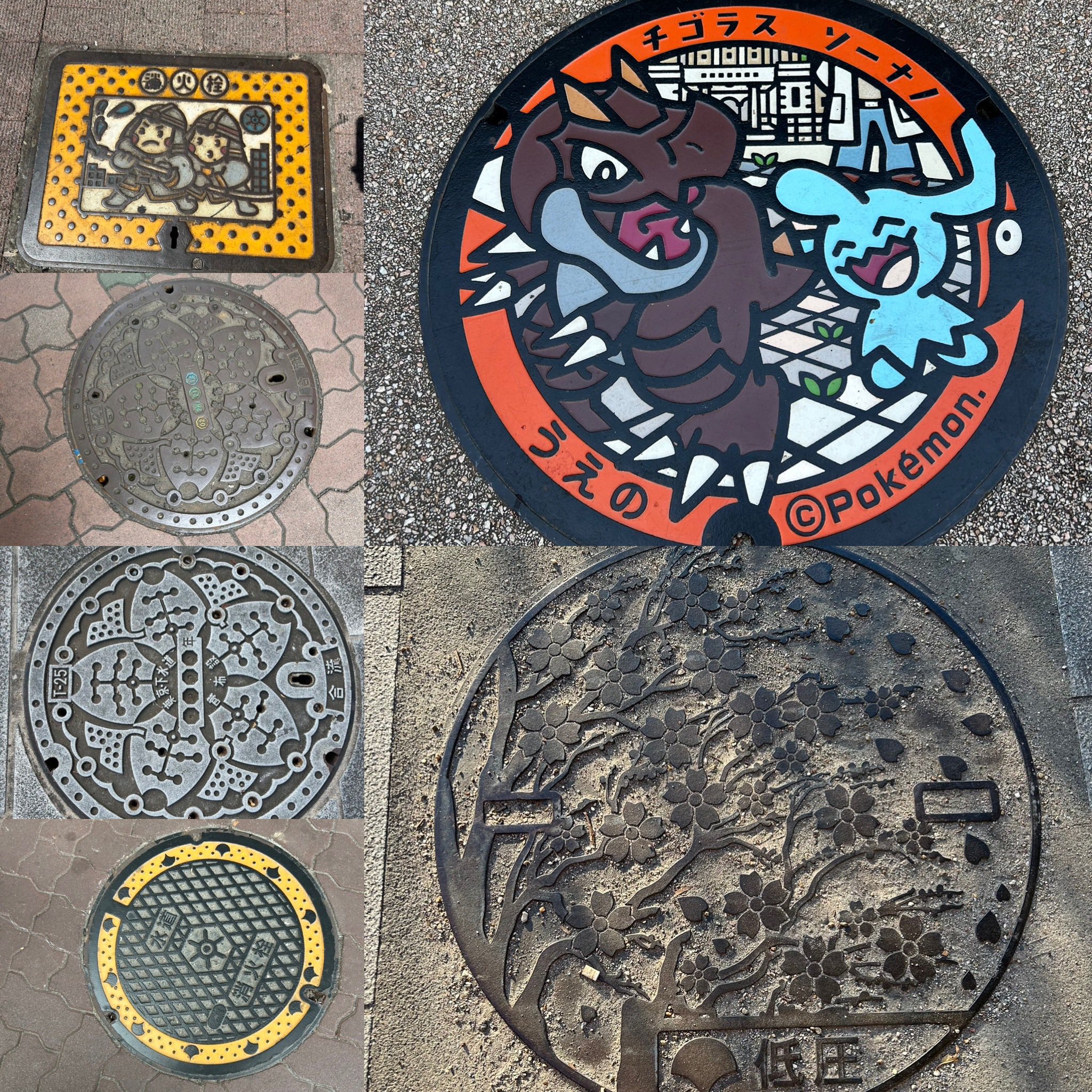 Collecting manhole covers in Japan