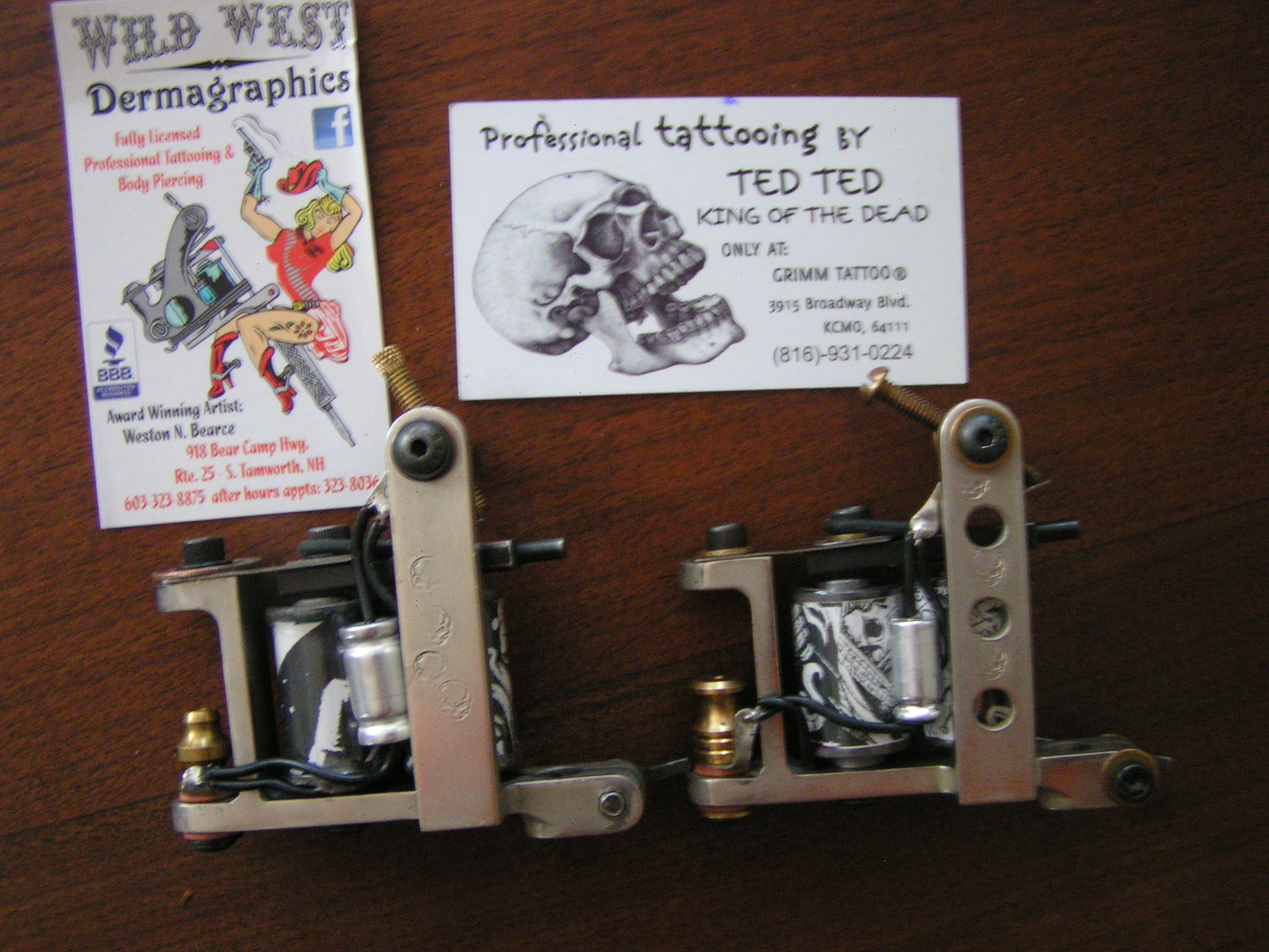 Micky Sharpz telephone dial tattoo machine 1996 #498