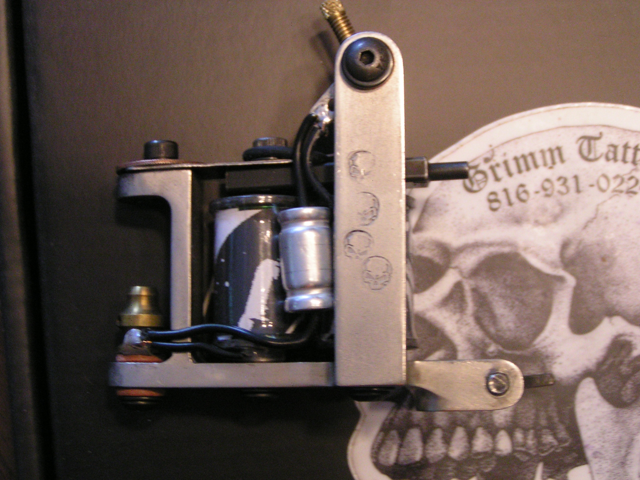 Micky Sharpz telephone dial tattoo machine 1996 #498