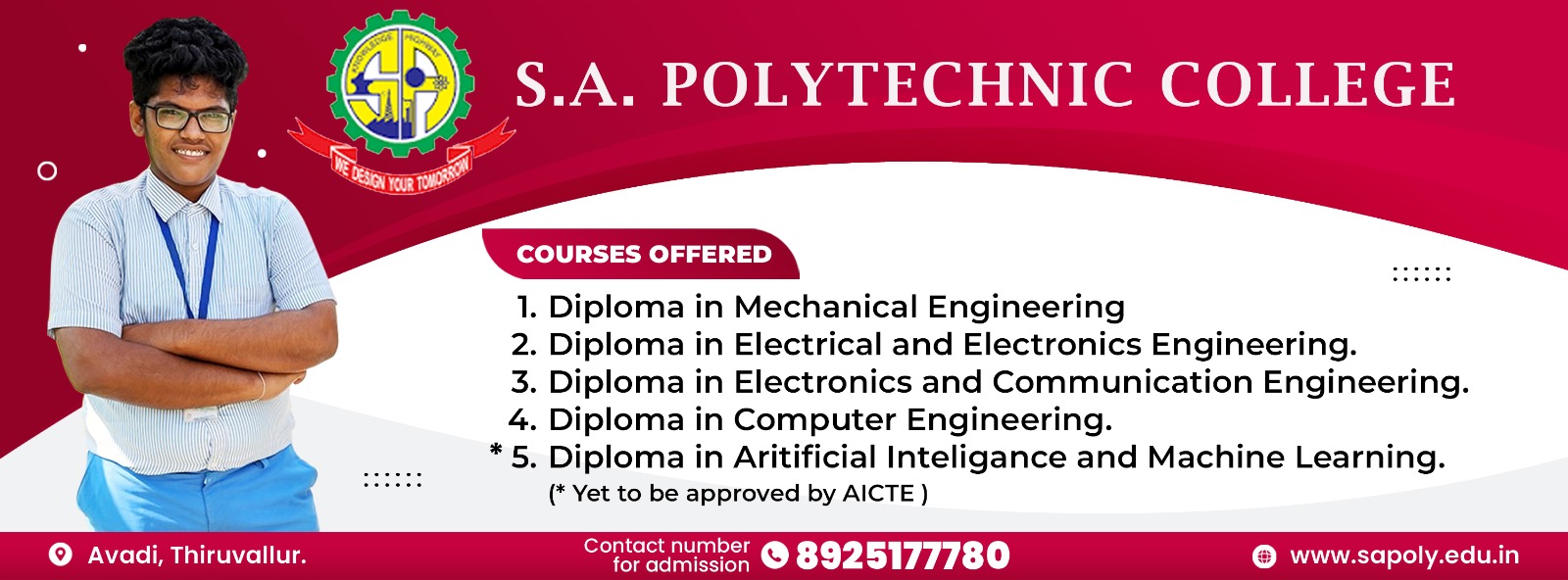 S A Polytechnic College | Chennai