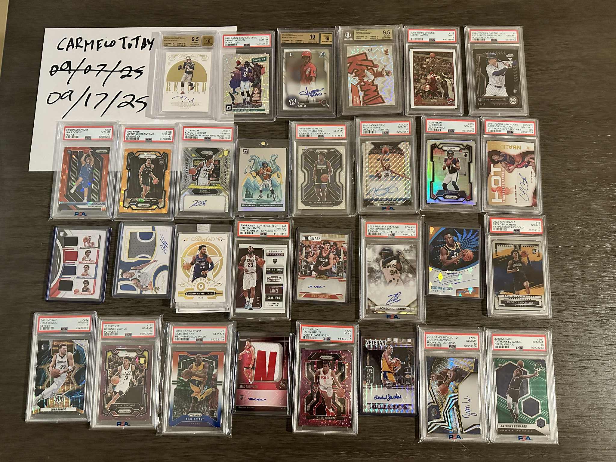 Hand-signed Viktor Gyokeres RC 1/1 ? - 1750$ / £1350 ( Or best 