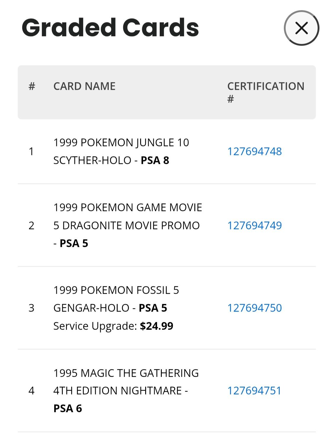 graded pokemon cards value Premium Vintage Pokmon  MysteryPokeSlabs  The Raw vs Graded