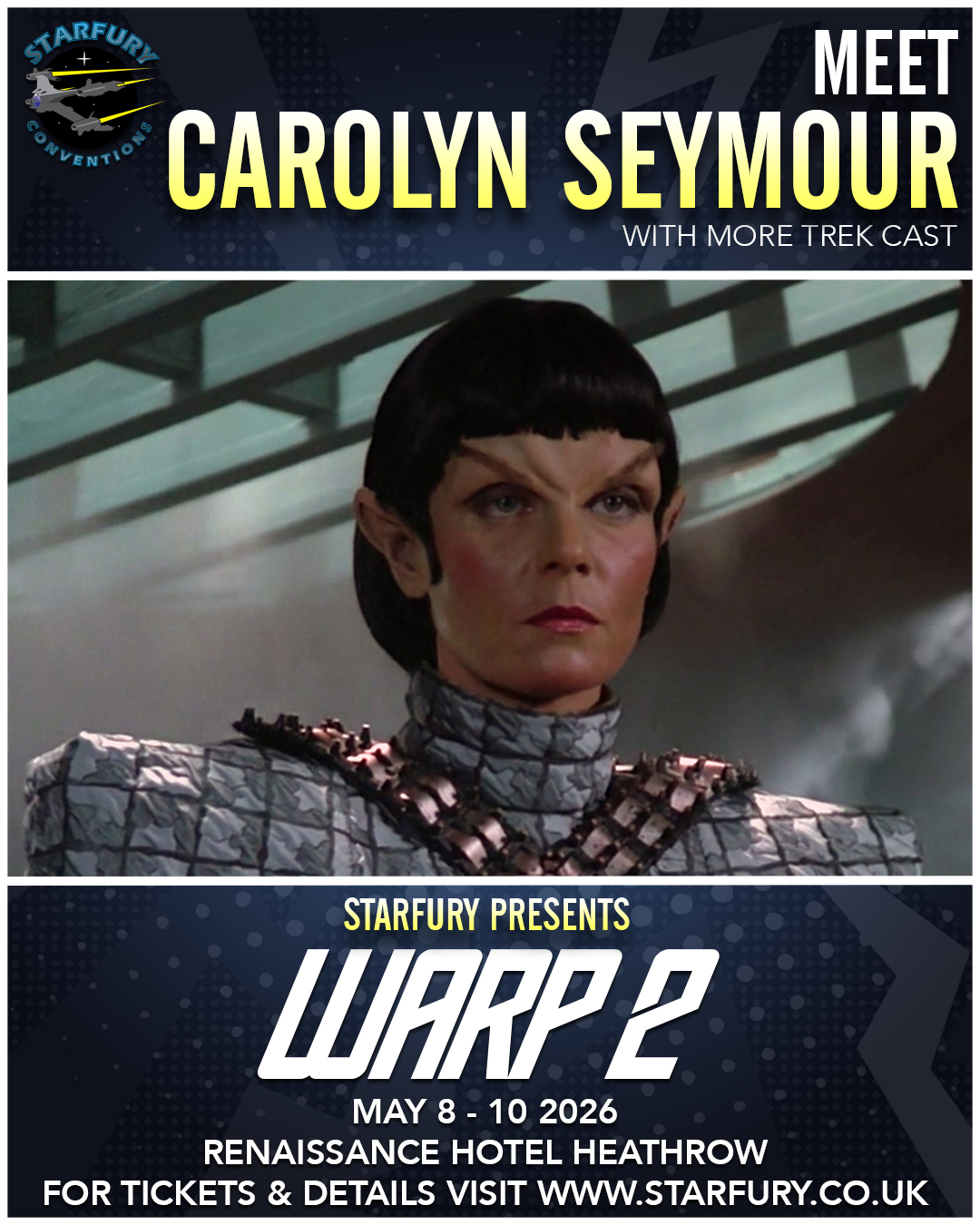 Starfury: Warp 2 | Joining us next May for **Warp Two** will be actress ...