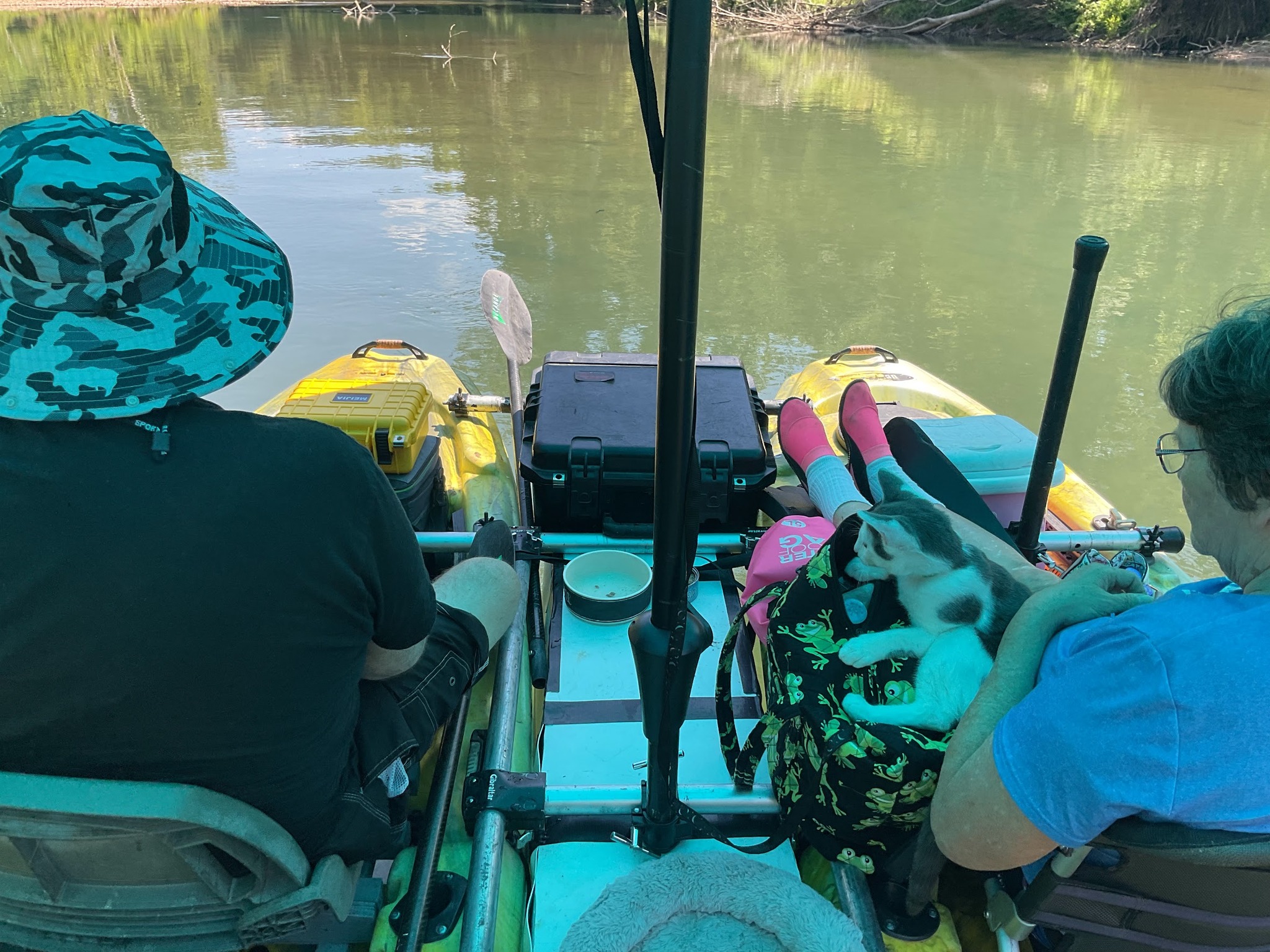 Black River Rats | built this pontoon kayak so that I could safely take ...
