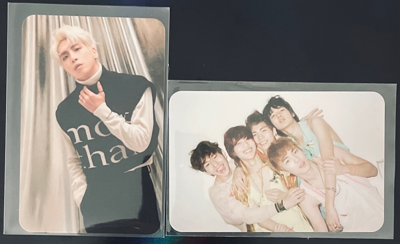 Just arrived in the mail! A photo card of Jonghyun & group card