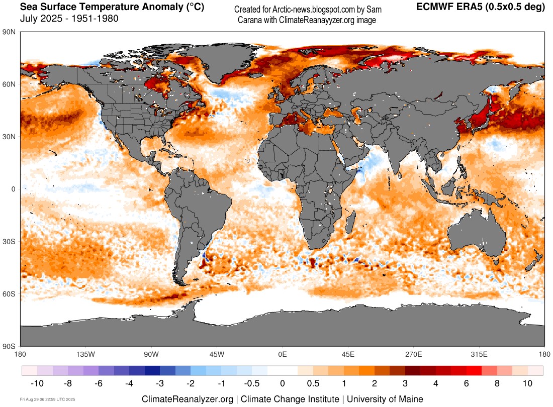 Sam Carana - HIGH TEMPERATURES IN ABSENCE OF EL NIÑO The... | Facebook