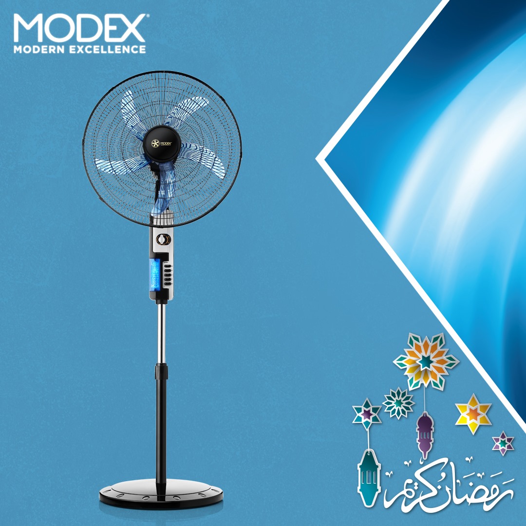 Modex World - مودكس تقدم المروحة عمودي 20 انج مع ضوء 62... | Facebook