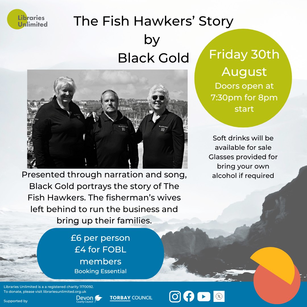 Brixham Library - Book now for the Fish Hawkers' Story... | Facebook