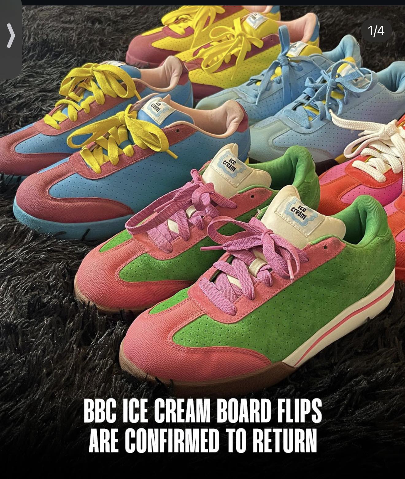 Unreleased Reebok ICECREAM Board Flip 