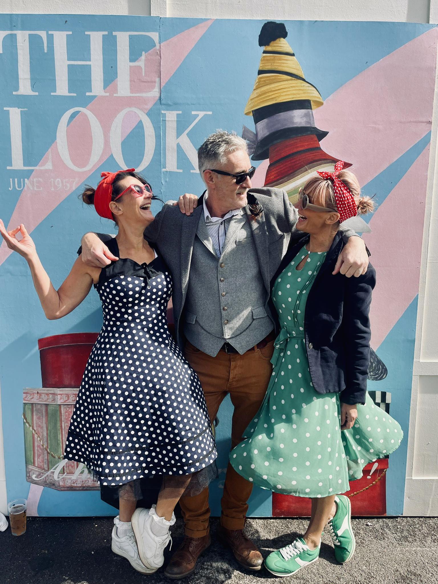 Goodwood Revival vintage fashion and classic motor racing