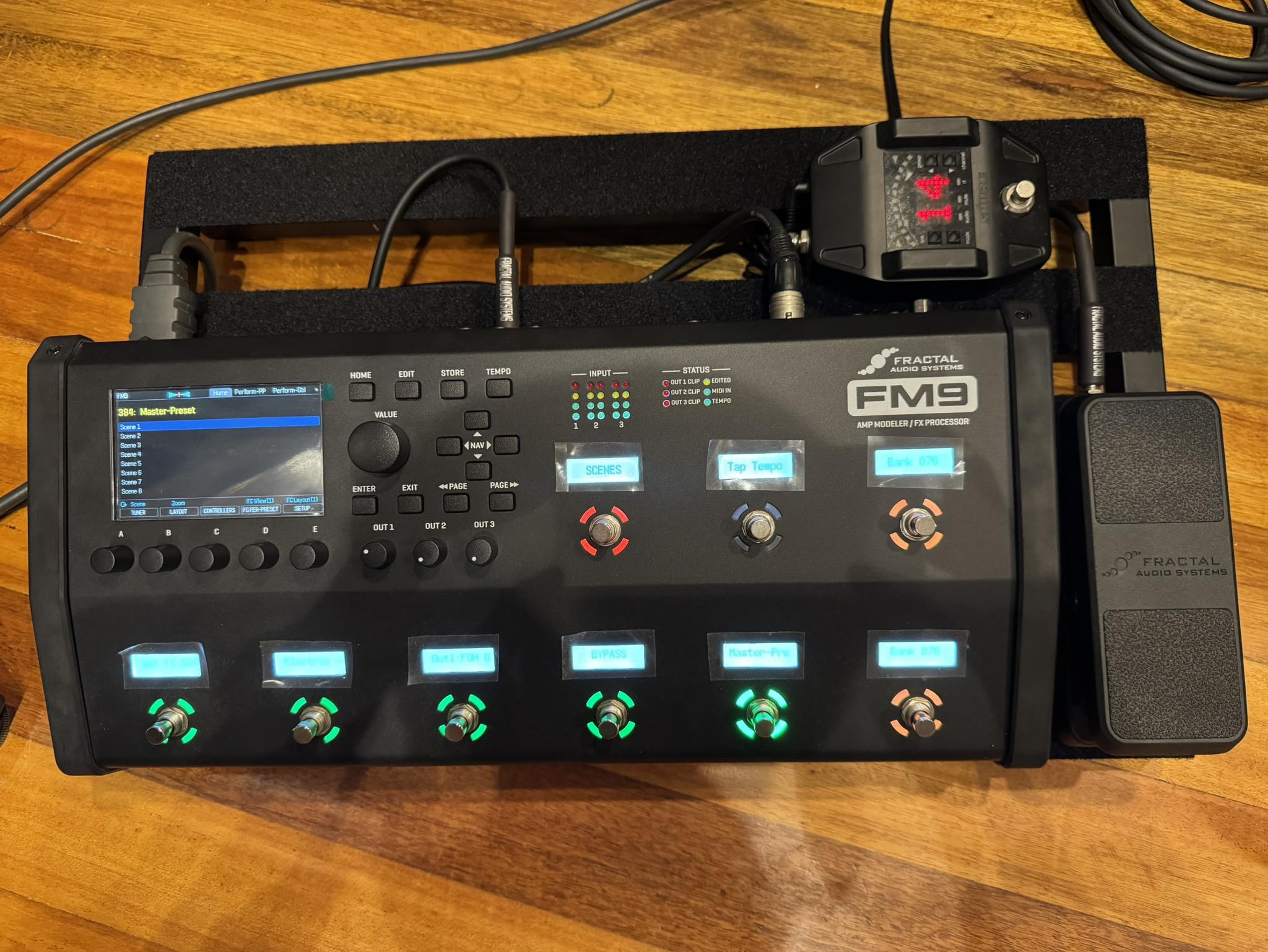 Setting up a pedalboard with a pedaltrain novo 24
