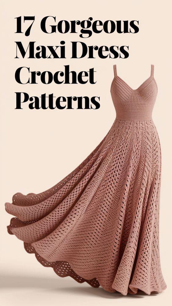 chinese dress ladies Ladies Crochet Long Dress Pattern