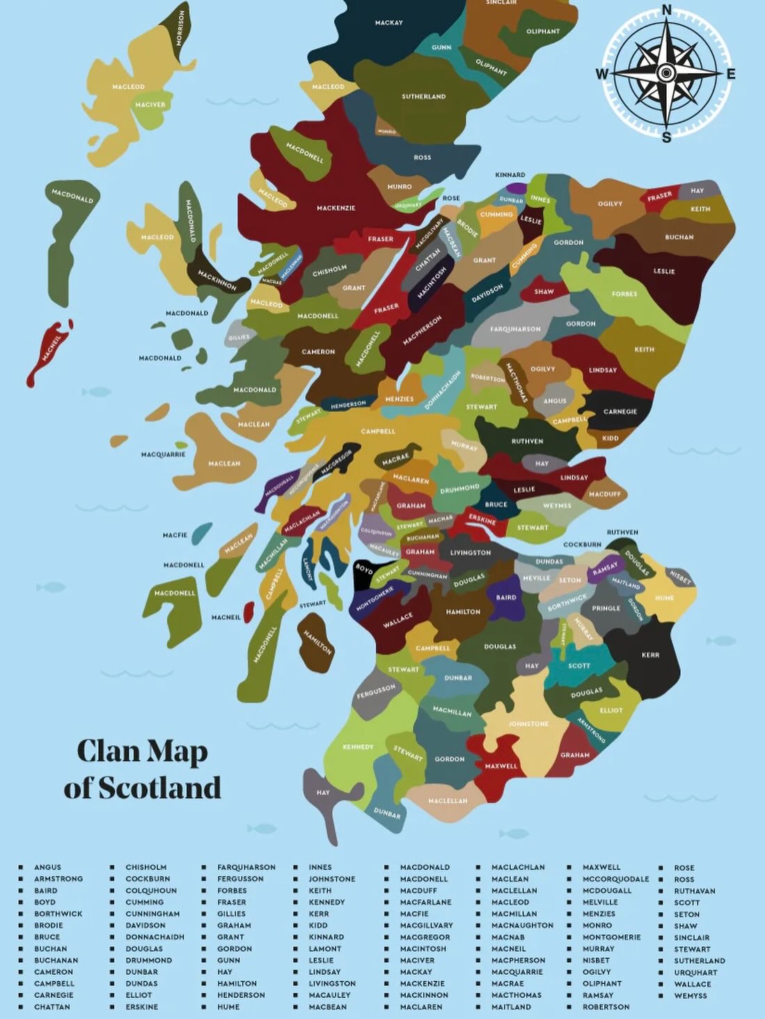 James - I’ve always been fascinated by the old Scottish clan system ...