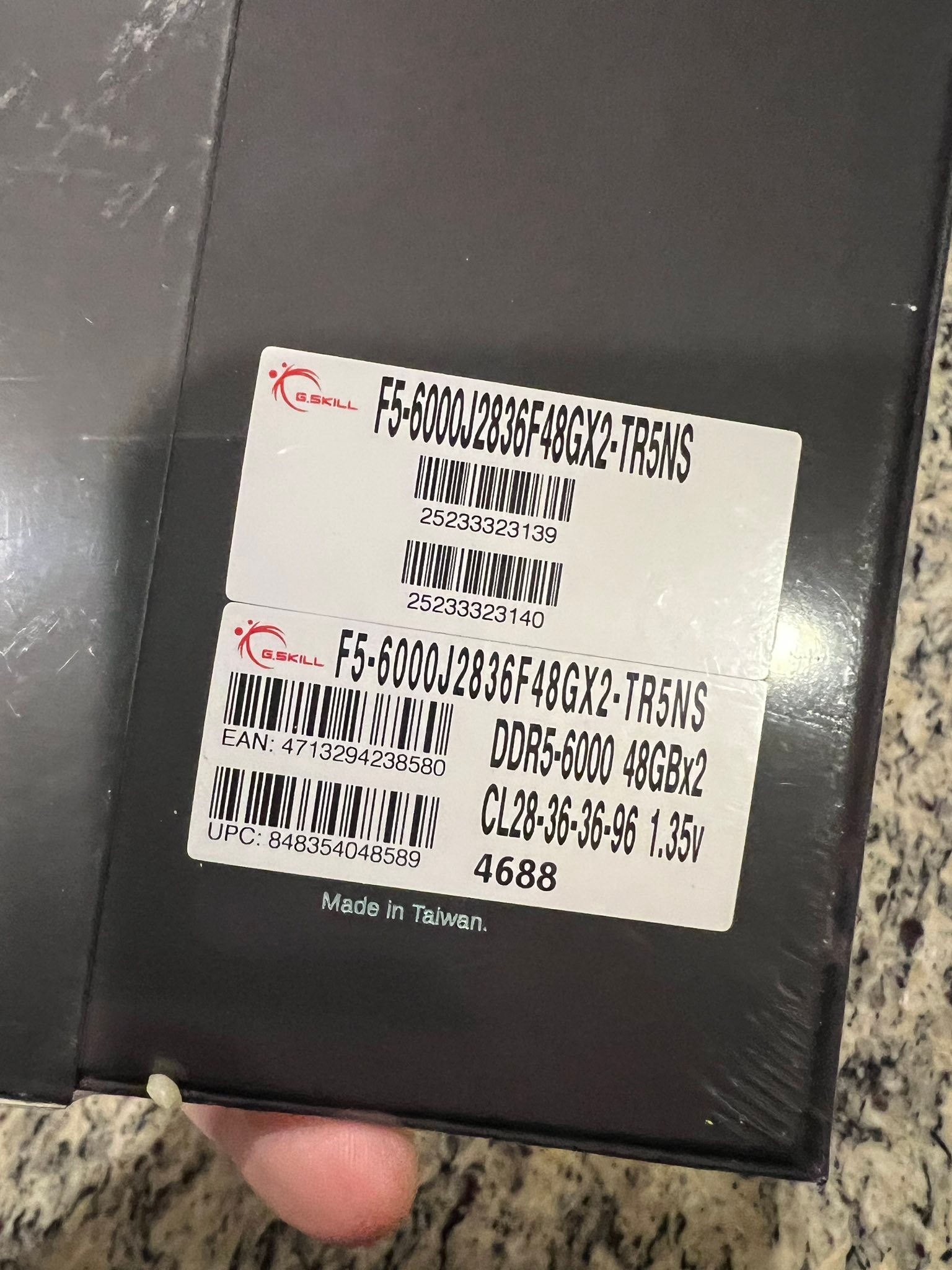 Found ultra low latency hynix m-die memory kit