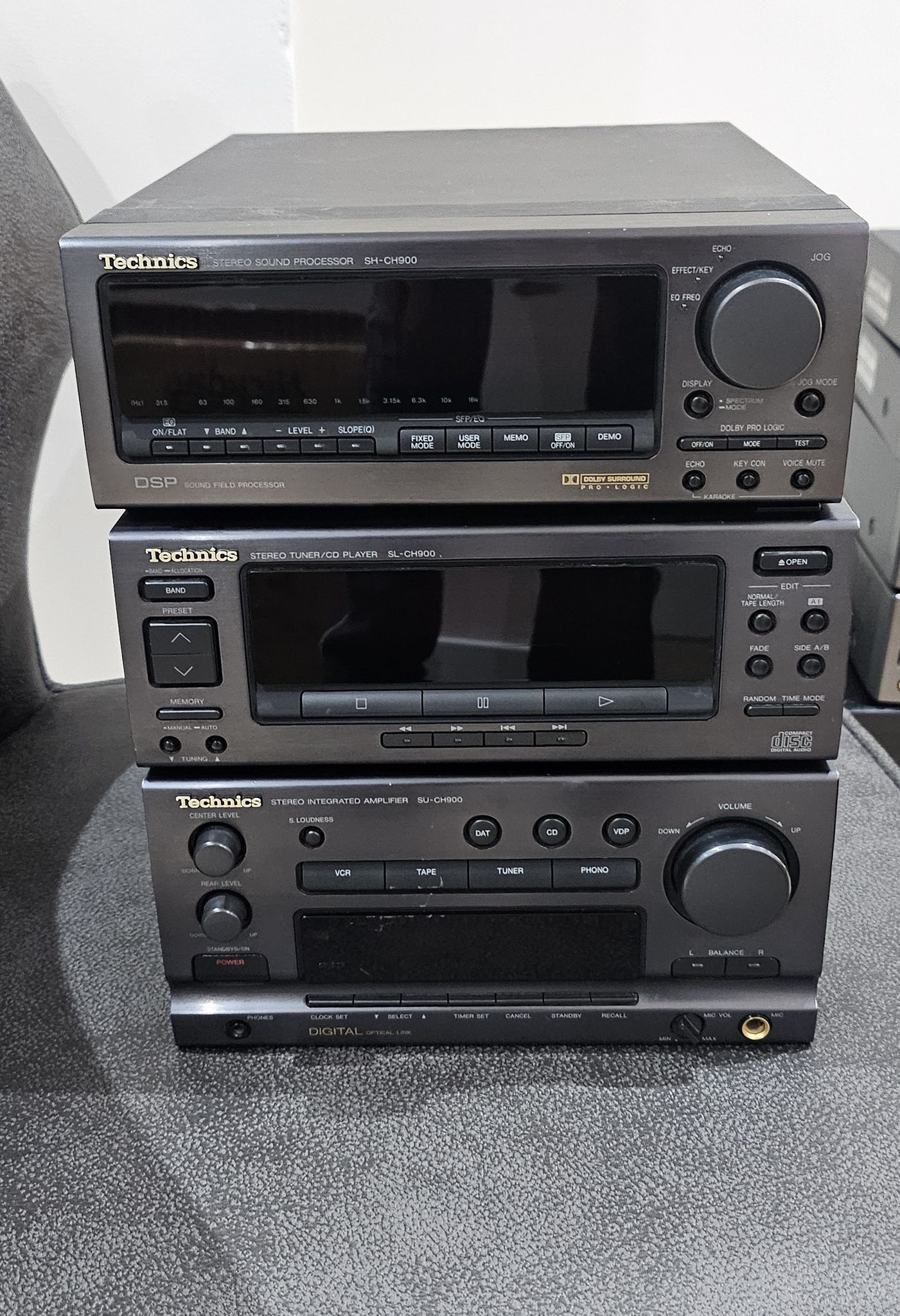 Technics SC-CH900 バブルコンポ 一応ジャンクで Technics SC CH-900