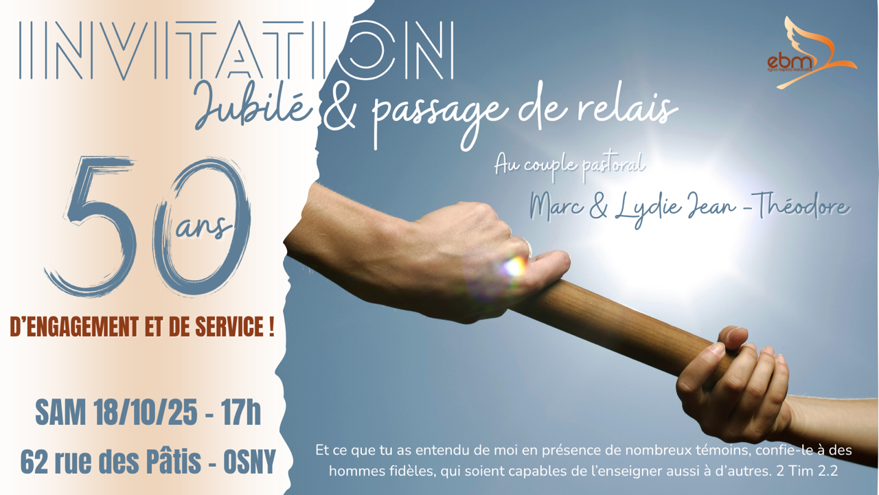 Eglise - 🎉 SAVE THE DATE ! 🎉 L'Église Baptiste Maranatha d’Osny fête ...