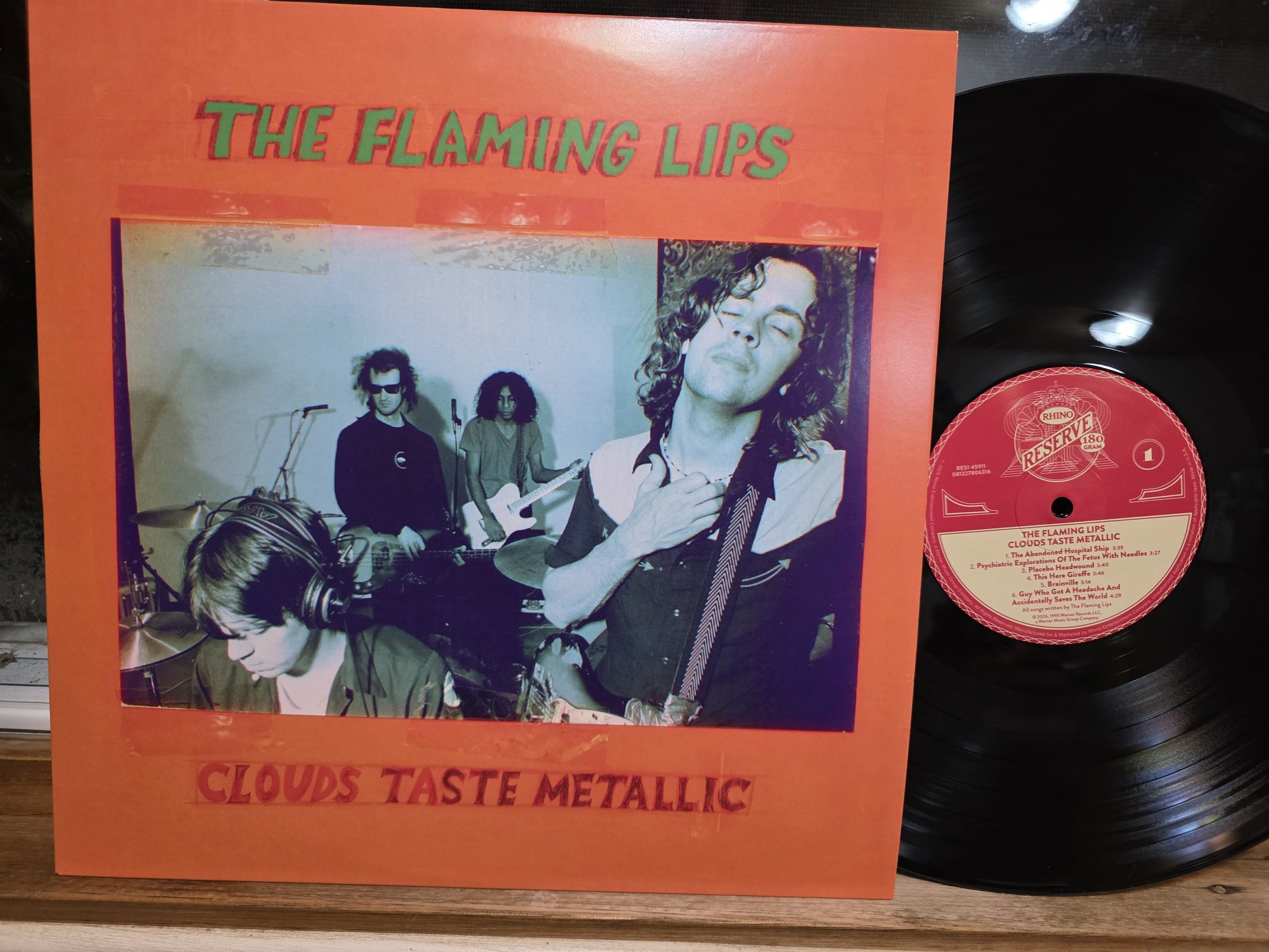 Flaming Lips - The Clouds Taste Metallic record found on Ebay
