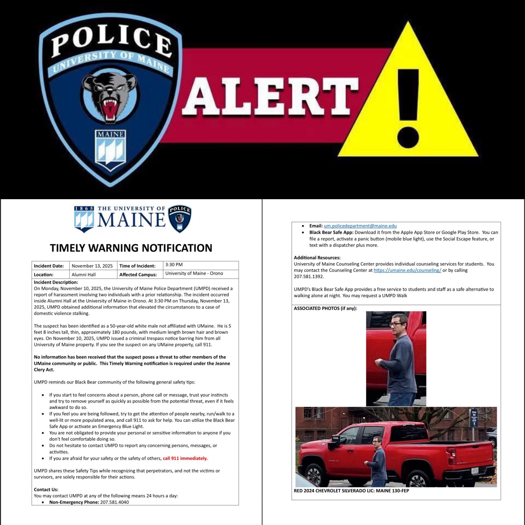 Old Town Maine Community Action | https://umaine.edu/police/2025/11/13 ...