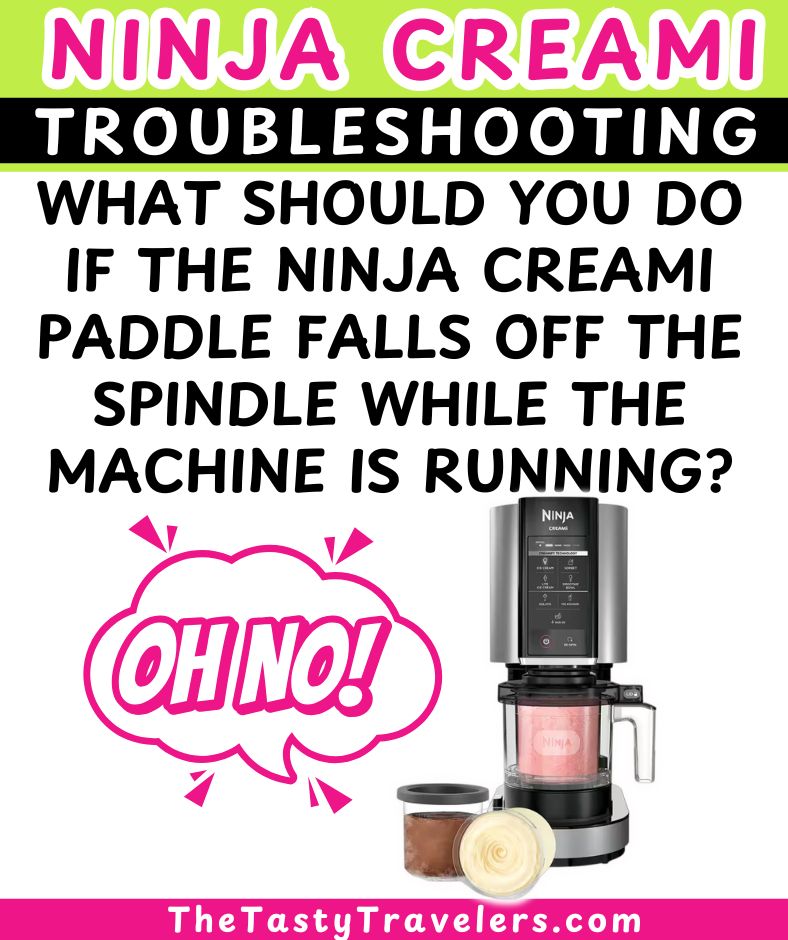 Ninja CREAMi Community | # **💡 Does your paddle fall off the spindle ...