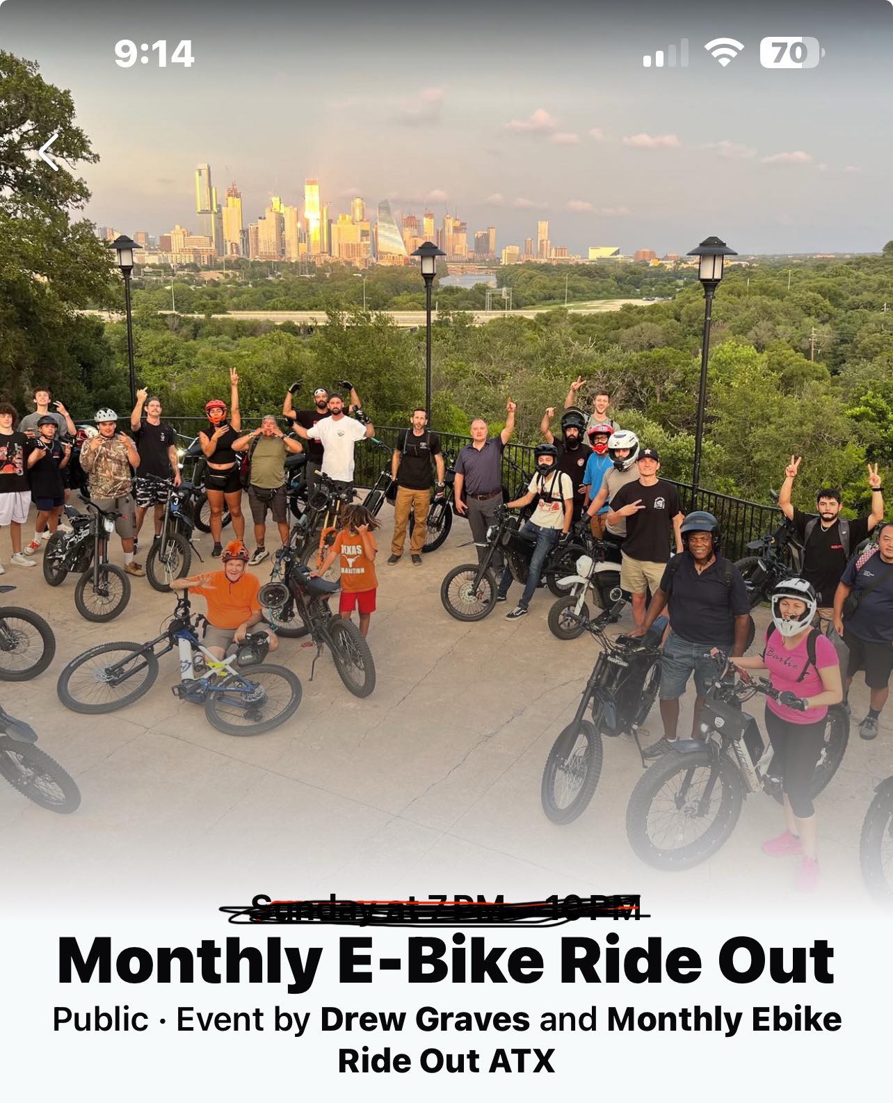 Electric Ride Out ATX | Reminder the Monthly Rideout is tonight Friday ...