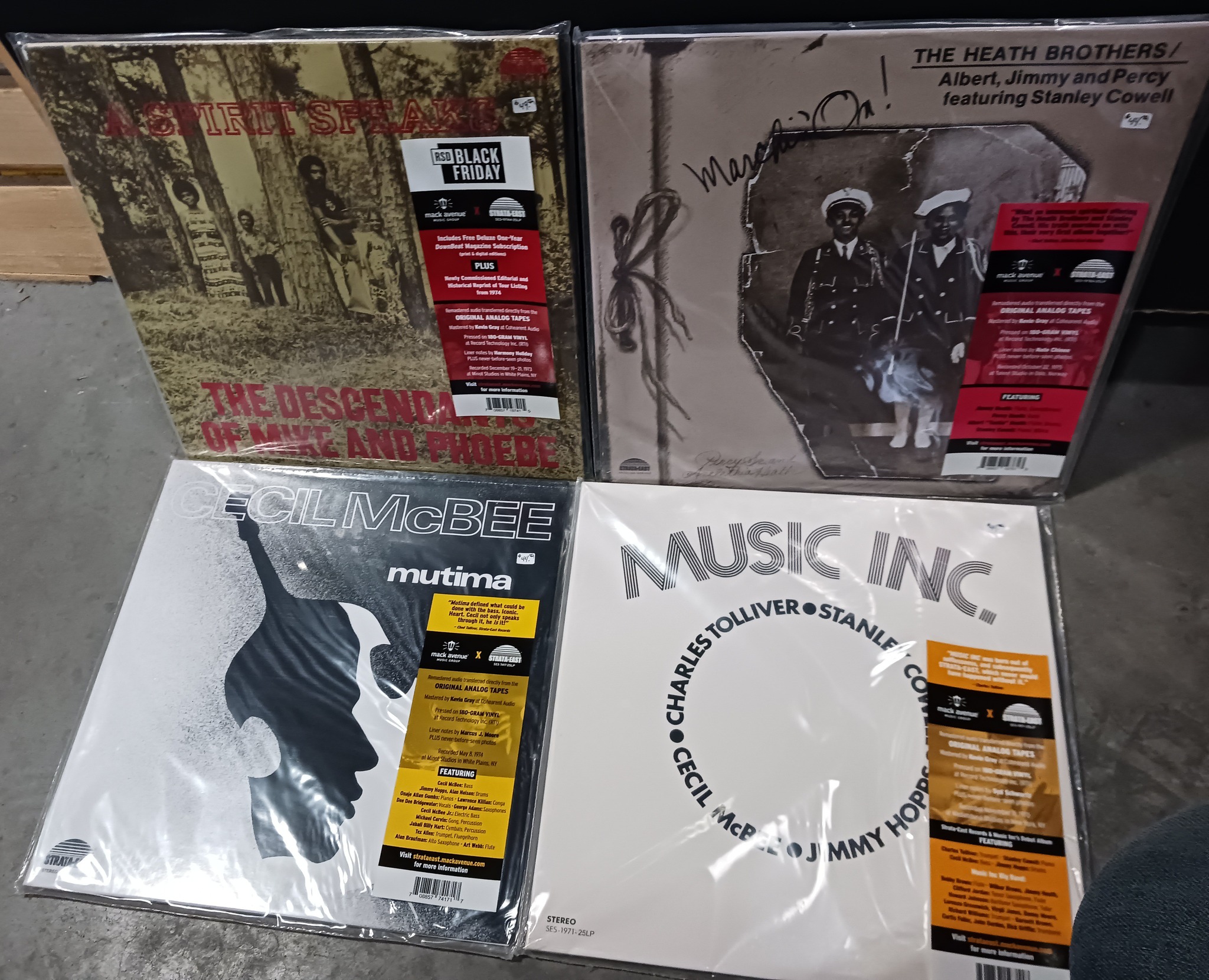 Strata-East vinyl represses available now