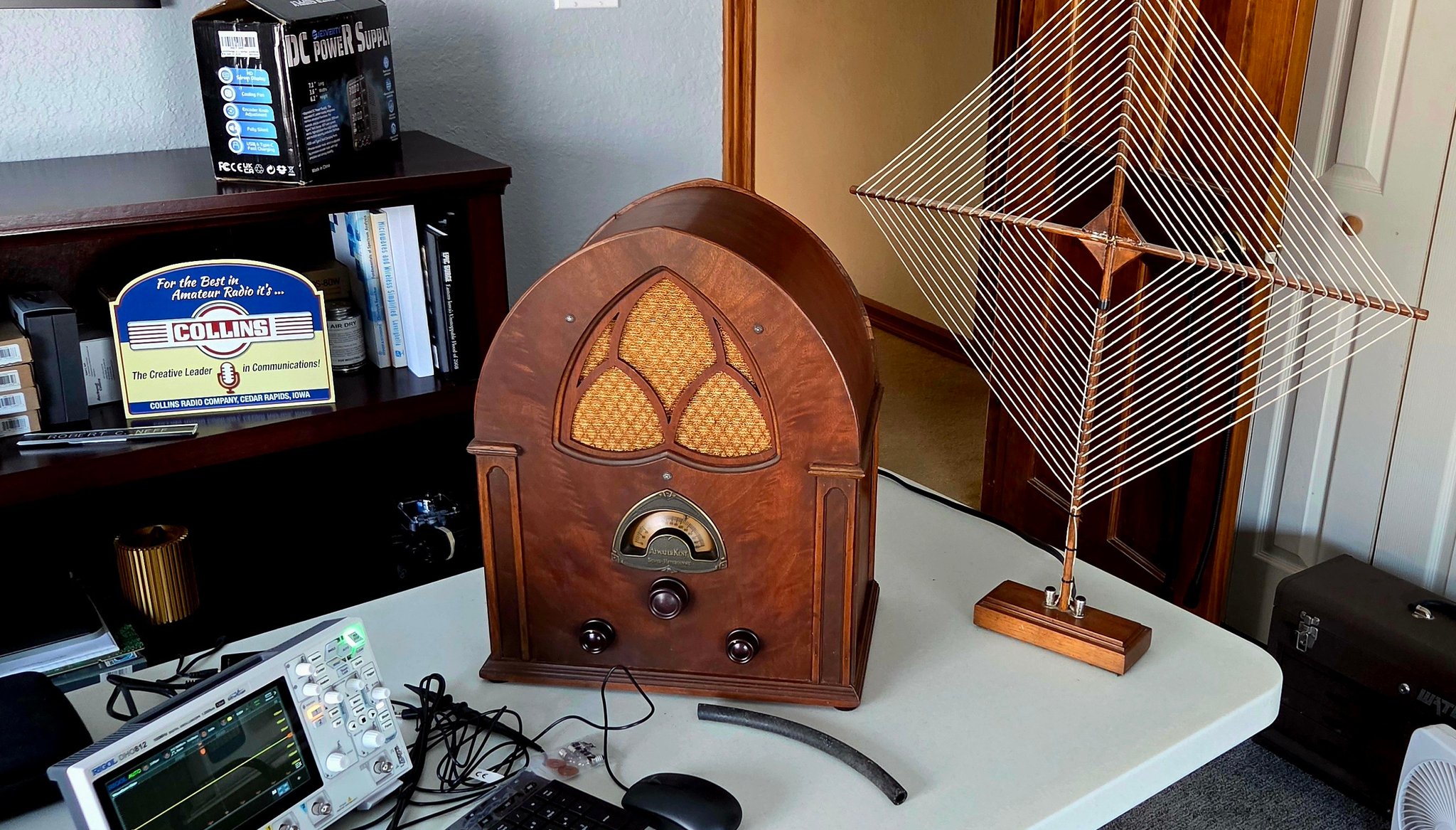 Akai AX-80 restored with new cedar side panels