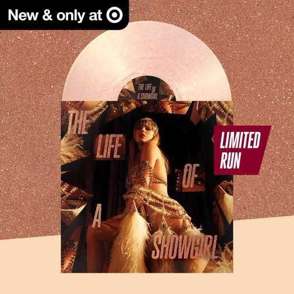 Taylor Swift showgirl vinyl exclusive at Target