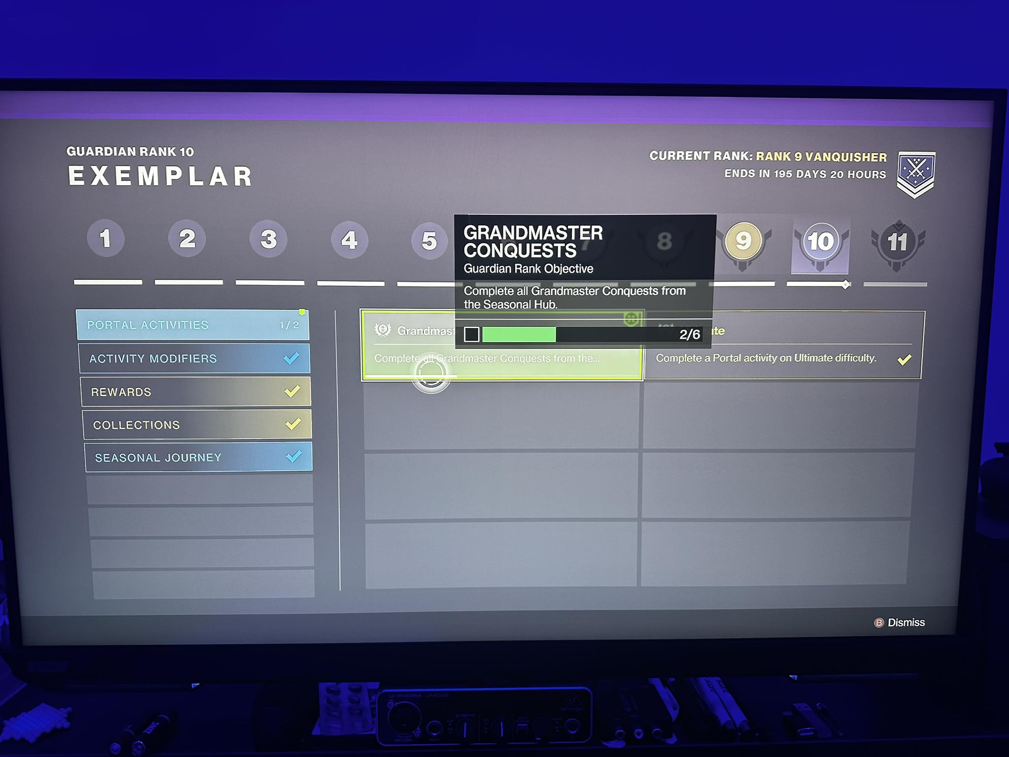 Destiny 2 | There are only 2 Grandmaster conquests on the season hub I ...