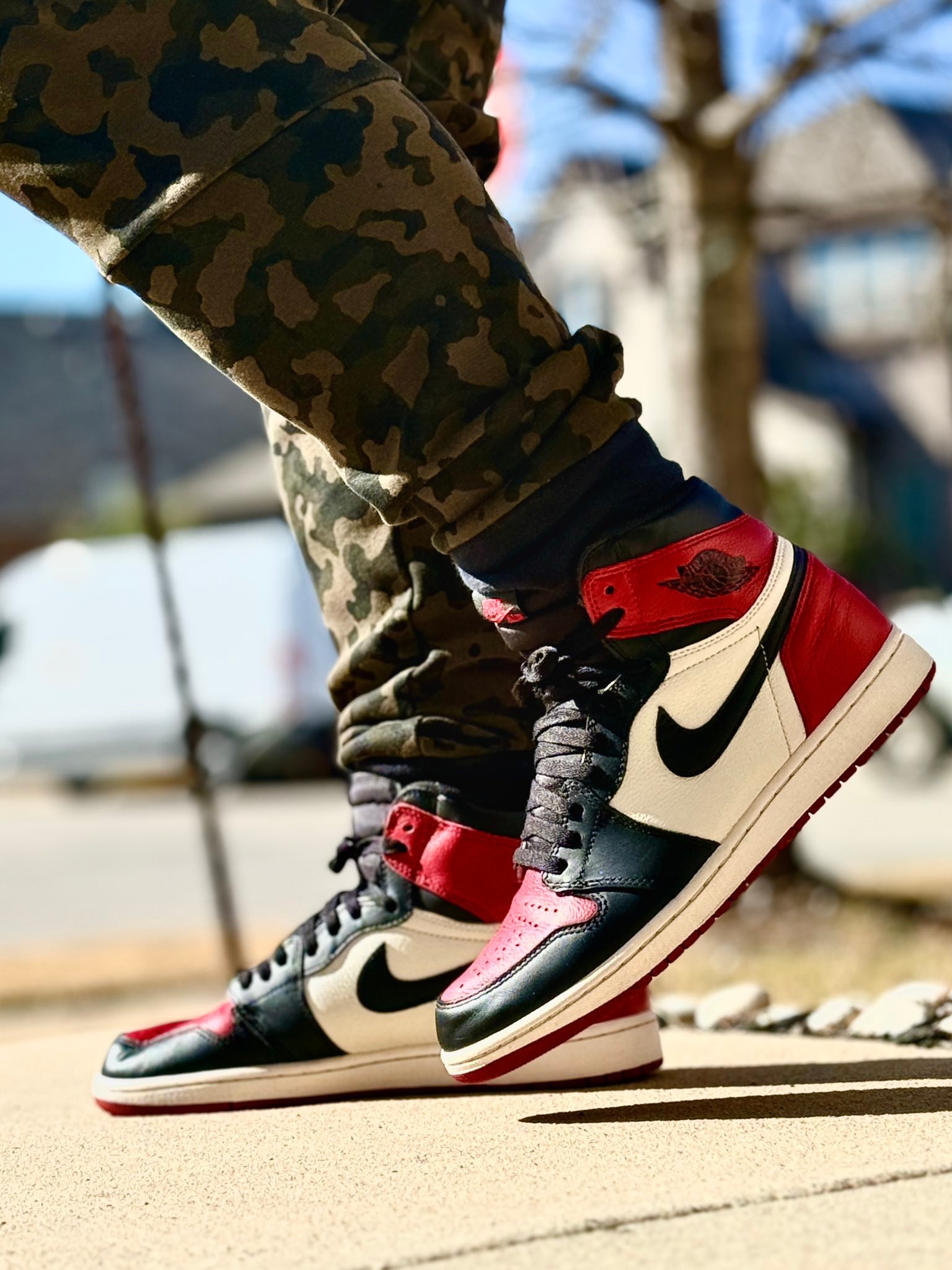 Black Gym Red Jordan Ones Black Red And White University Red Black 