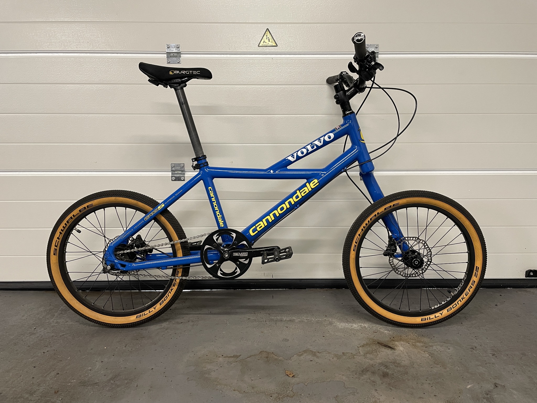 Custom Cannondale Lefty Hooligan minivelo for sale