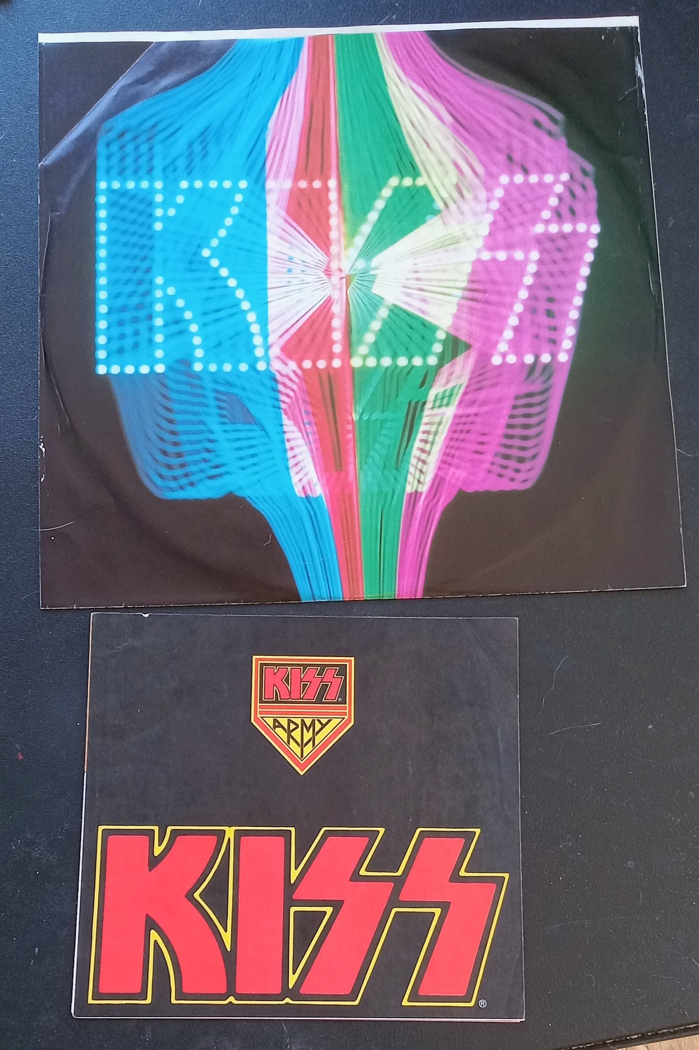 Kiss' 1979 album Dynasty with poster and order form