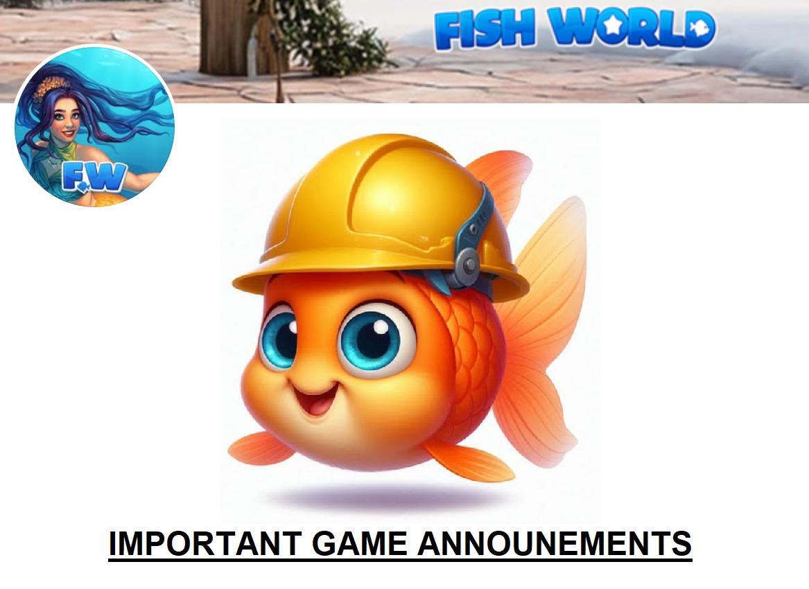 Fish World Community | ***VERY IMPORTANT FW ANNOUNCEMENTS*** | Facebook