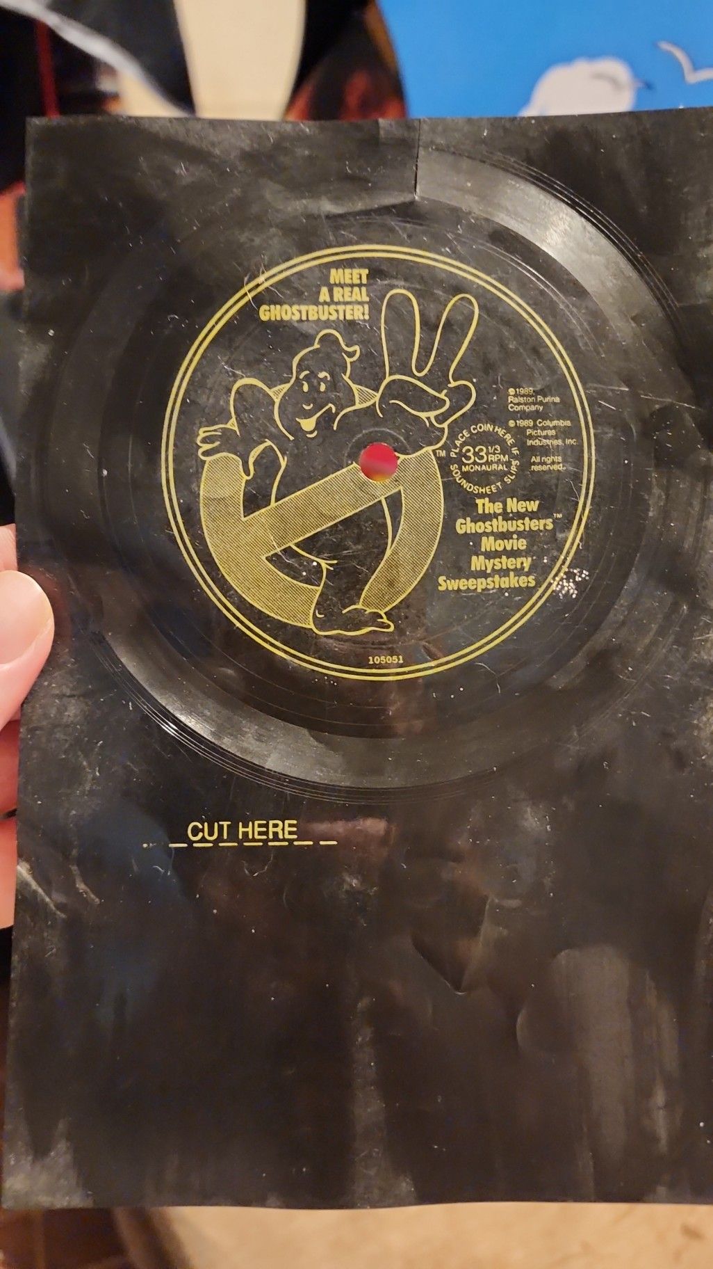 Vintage Ghostbusters videodisc found
