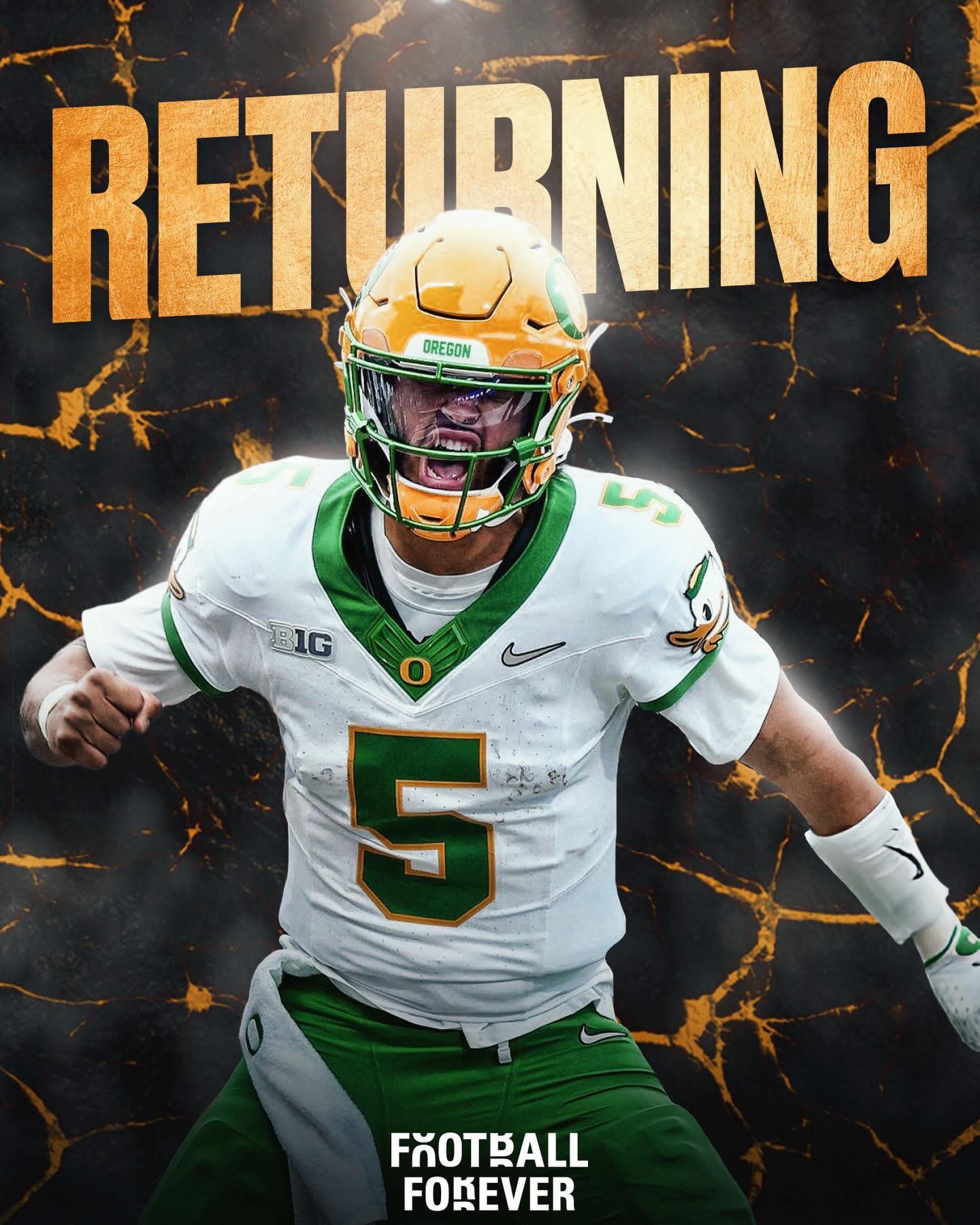 Oregon Ducks 2016-2017 Home Jersey