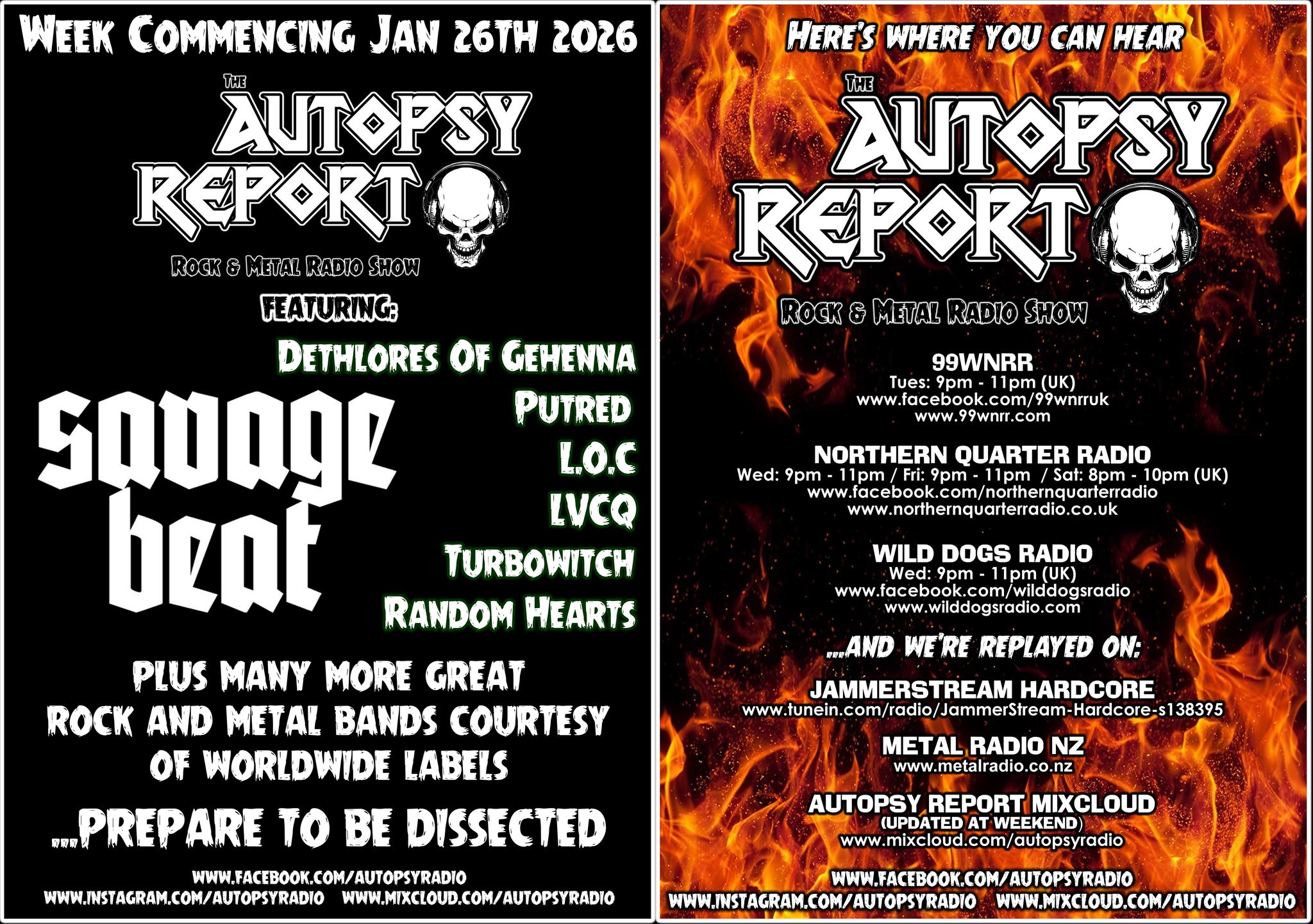 Manchester Rocks | Autopsy Report Rock & Metal Show #1125: | Facebook