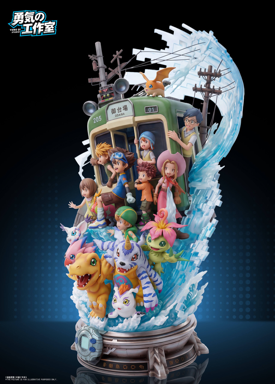 Resin digimon figures from T1 studio