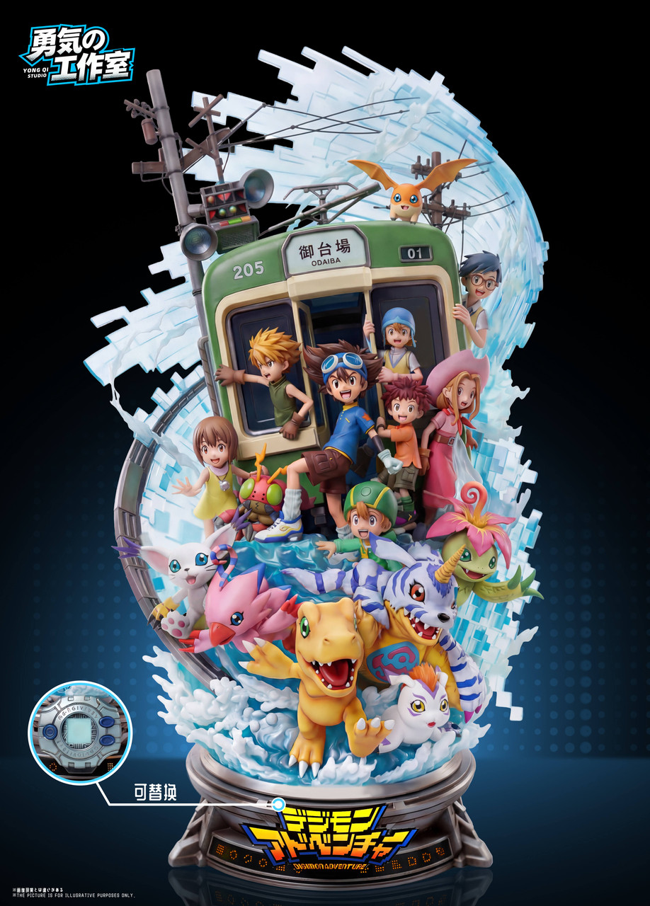 Resin digimon figures from T1 studio