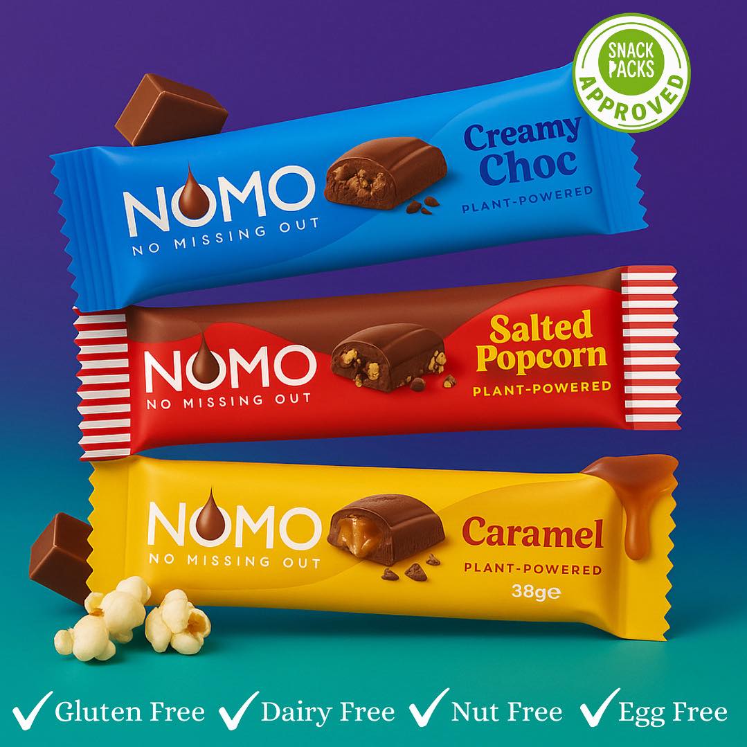 NOMO chocolate range review, nut-free and delicious