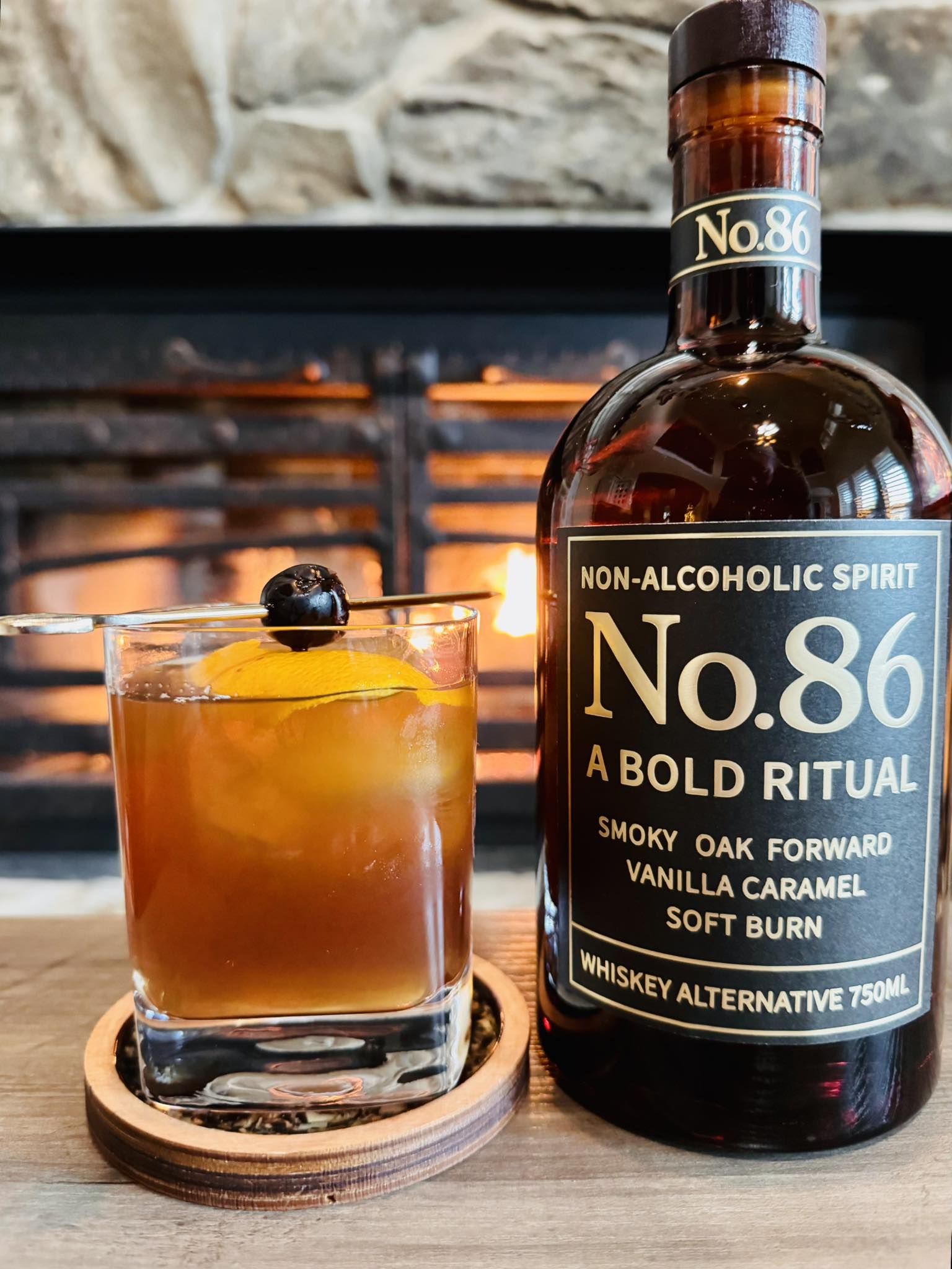 Review of no. 86 non-alcoholic bourbon