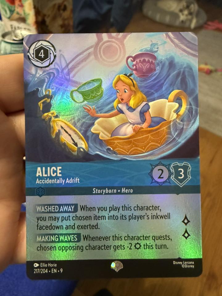 alice lorcana card - Growing Girl (Enchanted) Set Name Disney Lorcana - Alice -