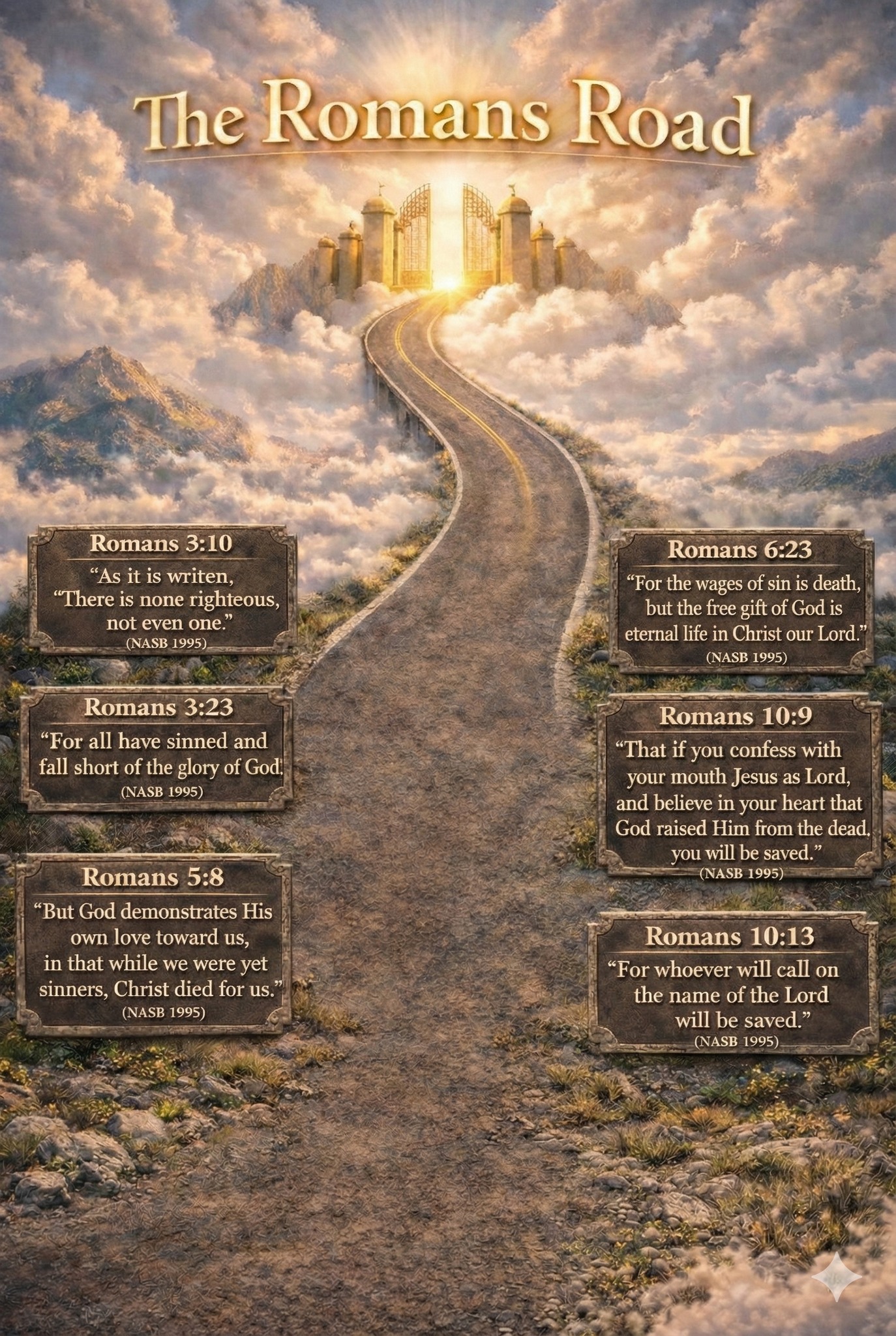 Finding the right path to salvation through Bible verses